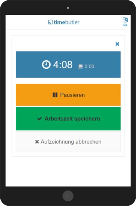 timebutler zeiterfassung login